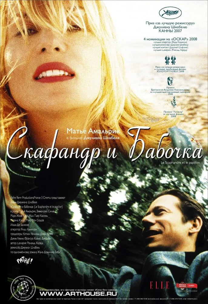 Скафандр и бабочка 2007 смотреть онлайн бесплатно